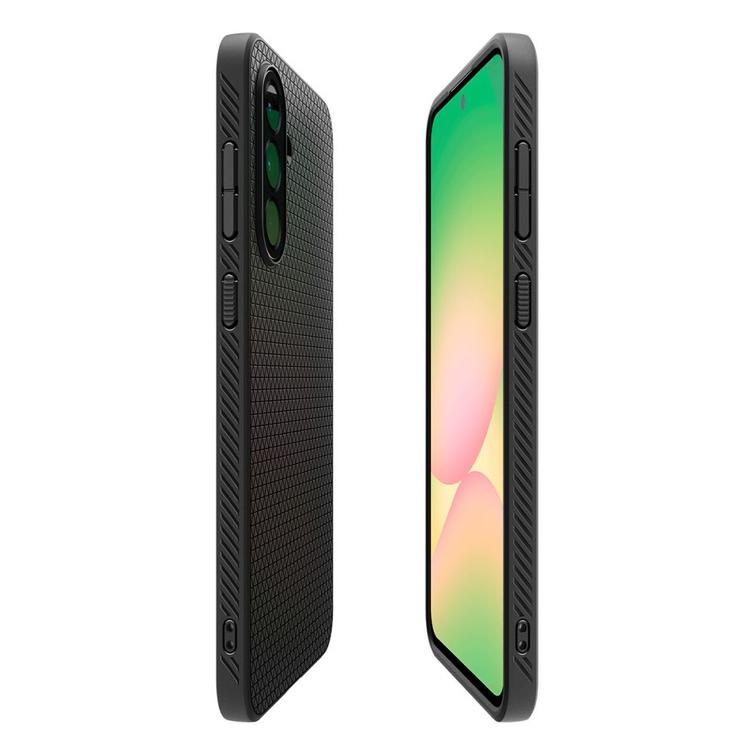 Spigen Liquid Air -suojakuori Samsung Galaxy A56 5G:lle mattamusta