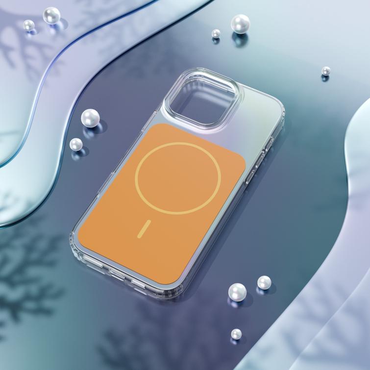 Etteri Hidden Pearl case for iPhone 16 Pro Max 6,9" orange