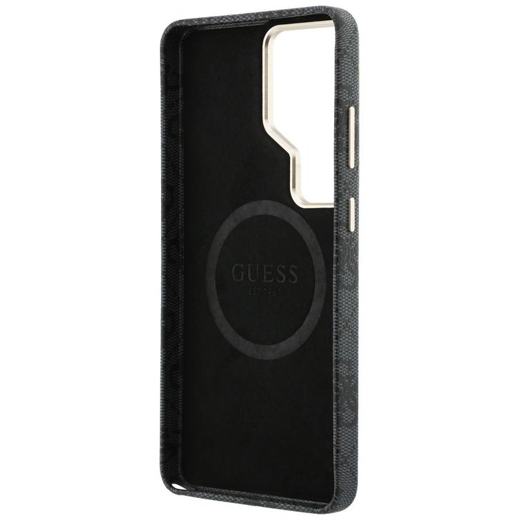 Guess case 4G Triangle Logo MagSafe for Samsung Galaxy S26 Ultra black