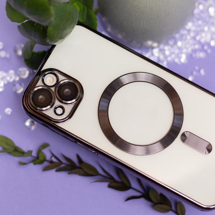 Color Chrome Mag -suojakuori Xiaomi Redmi 15 4G EU / 15 5G EU -puhelimelle (171,08 x 82,05 x 8,55) musta