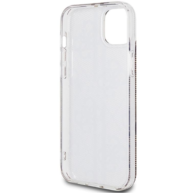 Guess iPhone 15 Plus 6,7" suojakuori GUHCP15MH4PSEGW ruskea HC IML 4G GOLD STRIPE