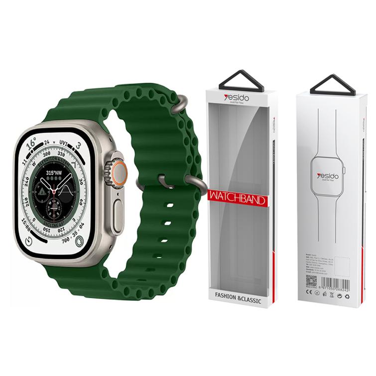 YESIDO WB21 APPLE WATCH SILICONE STRAP 38/40/41 GREEN