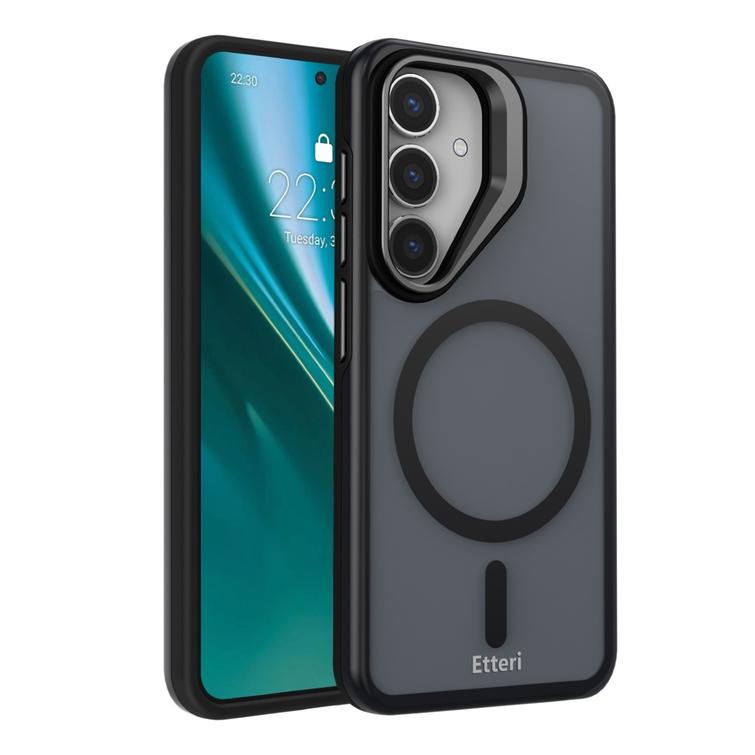 Etteri Morning Fog suojakuori Samsung S25:lle musta