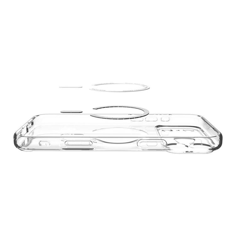 Spigen Ultra Hybrid Mag Magsafe -kotelo iPhone 17 Prolle, huurteenvalkoinen