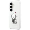 Karl Lagerfeld case IML Karl&Choupette MagSafe for Samsung Galaxy S26 transparent