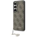 Guess case 4G Classic Logo Charm MagSafe for Samsung Galaxy S26 brown