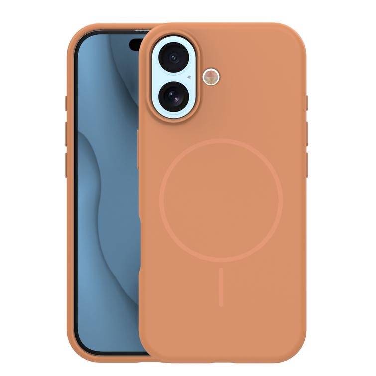 Silikoni ohut Mag karamelli kuori iPhone 17 / 18 6,3" -mallille