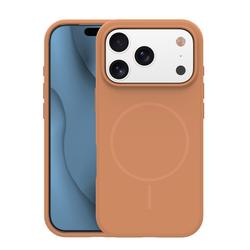 Silikoni ohut Mag karamelli kuori iPhone 17 Pro Max / 18 Pro Max 6,9" -mallille