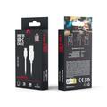 Maxlife-kaapeli USB - USB-C 2,0 m 2A valkoinen