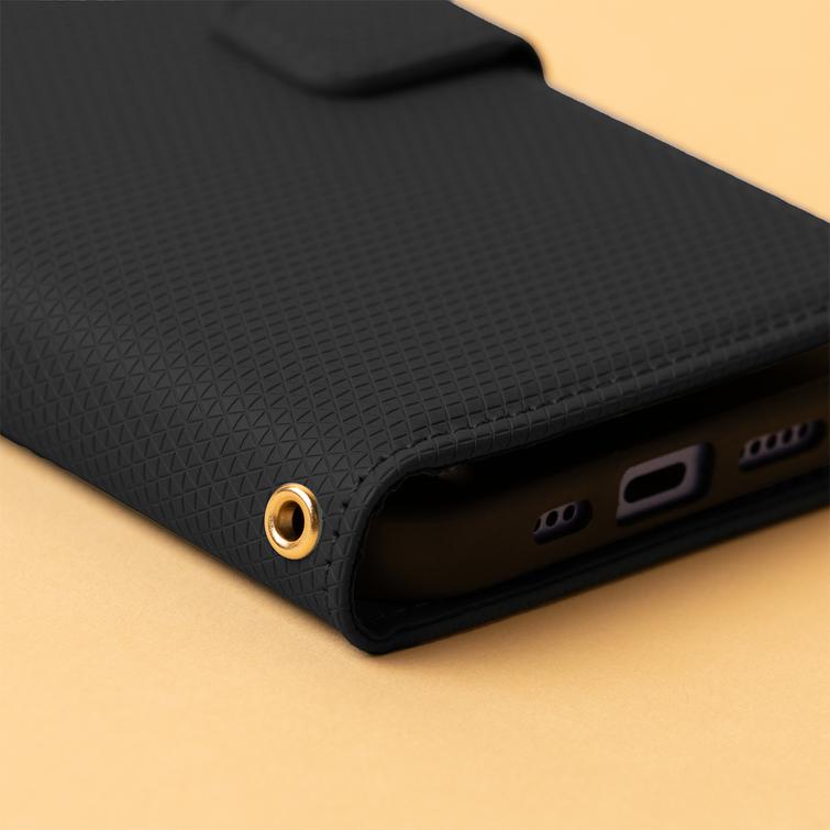 Älykäs kolmiokuori Xiaomi Redmi 14C 4G/ 14C 5G / Redmi A4 / POCO C75 -puhelimelle, musta