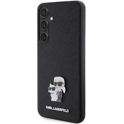 Karl Lagerfeld case for Samsung Galaxy S24 Plus KLHCS24MPSAKCMPK black HC SAFFIANO KC PIN