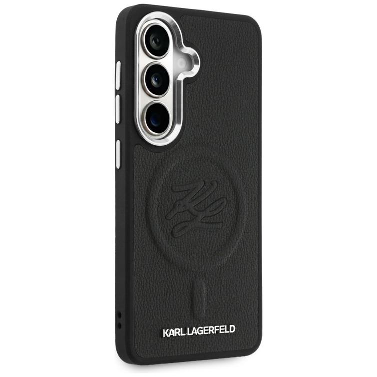 Karl Lagerfeld case Embossed Ring Initials MagSafe for Samsung Galaxy S26 black