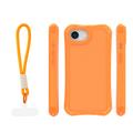 Safepop case with strap for iPhone 16e / 17e orange