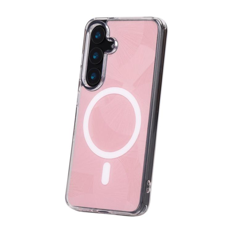 Flash Mag -suojakuori Samsung Galaxy S24 / S25:lle, pinkki