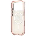 Karl Lagerfeld suojakuori iPhone 17 Pro 6,3" IML Choupette Sketch Logo MagSafe vaaleanpunainen