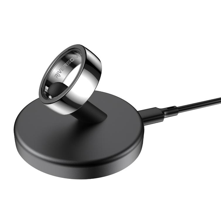 Riversong smart ring Trinity black SR01 size 7 diameter inside 17mm