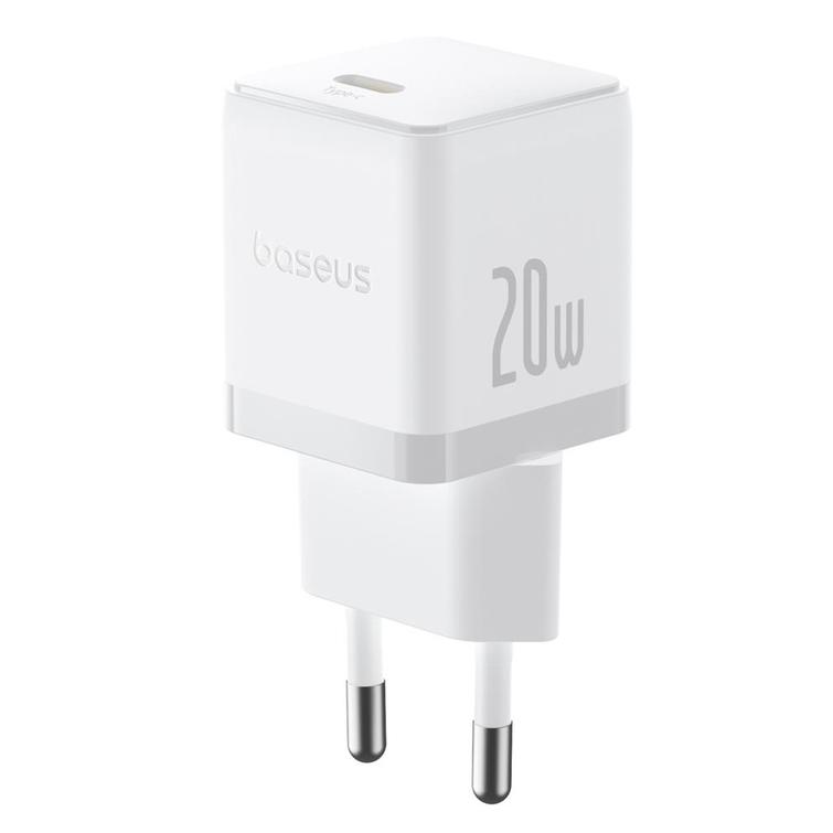 Baseus Palm -pikalaturi 1C 20W USB-C Kuunvalkoinen