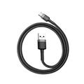 Baseus-kaapeli Cafule USB - USB-C 0,5 m 3A harmaanmusta