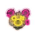 Neon ART LED PUNK TEDDY BEAR pink-yellow FLA01 Forever Light