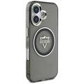 Guess Hardcase MagSafe IML Metal Mountain Logo -suojakuori iPhone 16 6,1":lle, musta