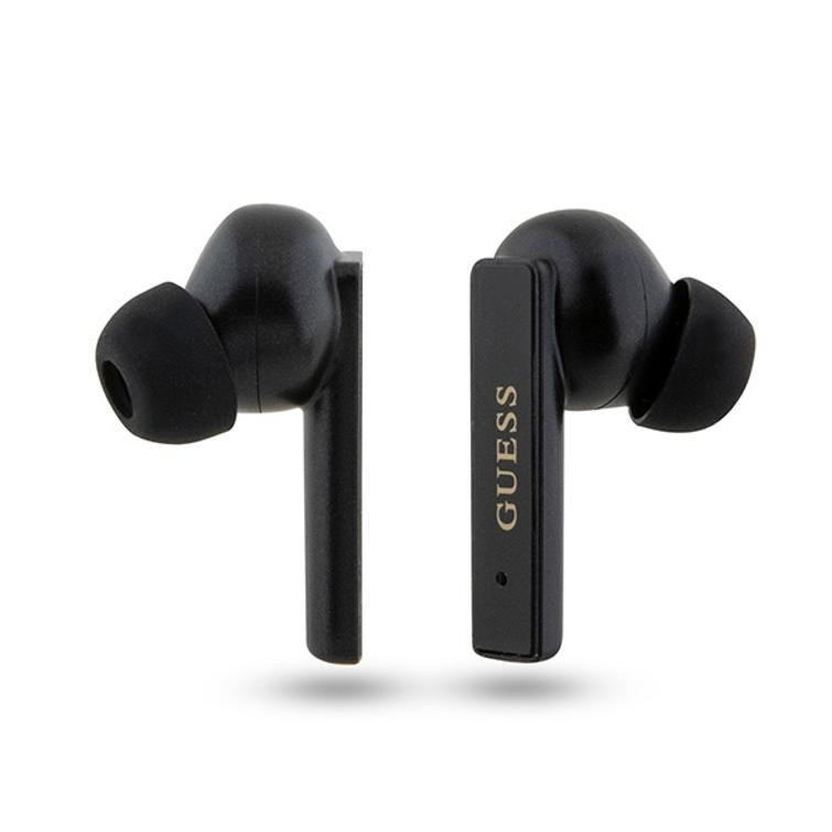 Guess Bluetooth-kuulokkeet GUTWSSU20ALEGK TWS + latausasema mustat printtilogolla
