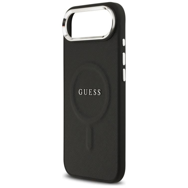 Guess Classic Logo MagSafe -suojakuori iPhone Airille, musta