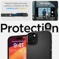 Spigen Liquid Air -suojakuori iPhone 15 6,1":lle mattamusta
