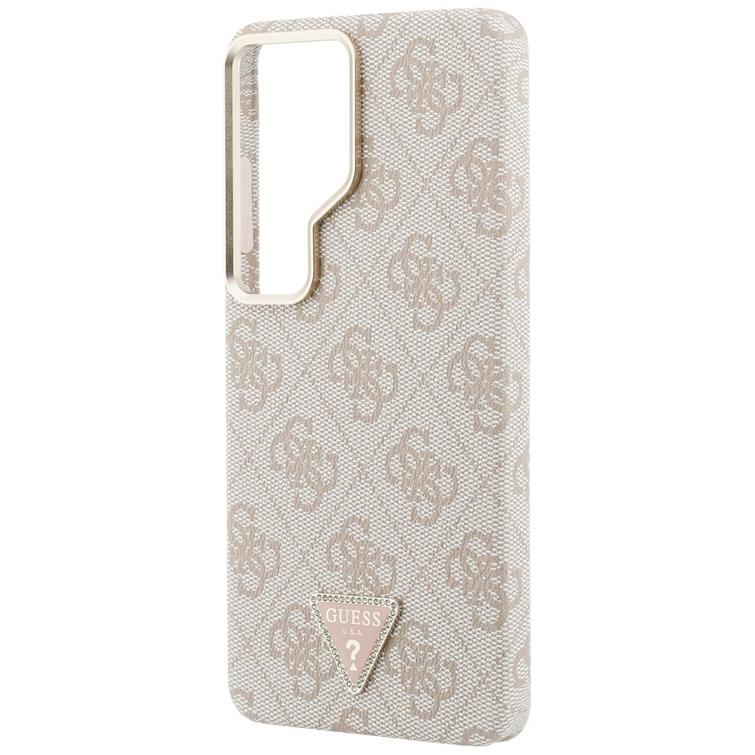 Guess case 4G Triangle Logo MagSafe for Samsung Galaxy S26 Ultra pink