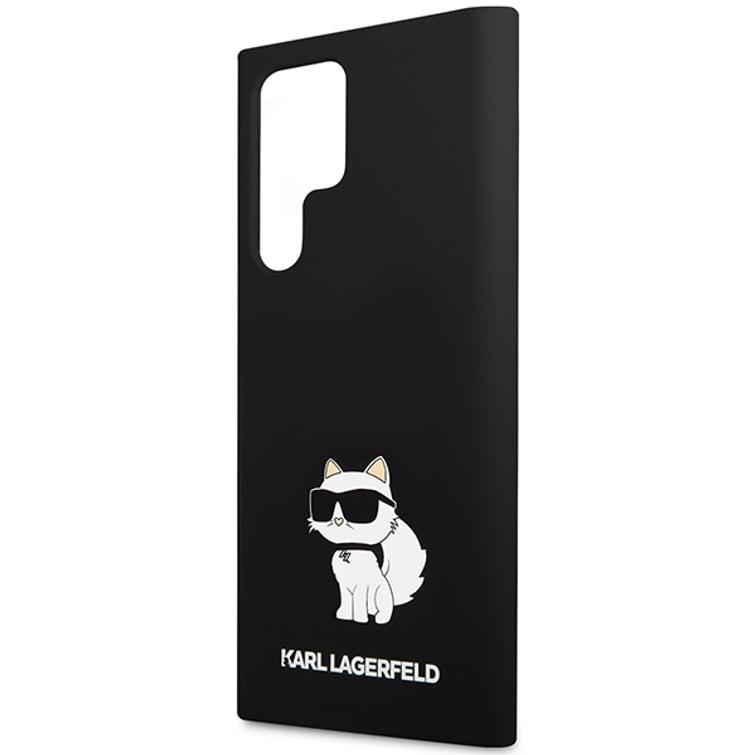 Karl Lagerfeld case for Samsung Galaxy S24 Ultra KLHCS24LSNCHBCK black HC SILICONE NFT CHOUPETTE