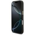 Karl Lagerfeld Big Strap Choupette Metal Logo MagSafe -kotelo iPhone 17 Pro Maxille, musta