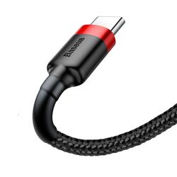Baseus-kaapeli Cafule USB - USB-C 1,0 m 3A puna-musta