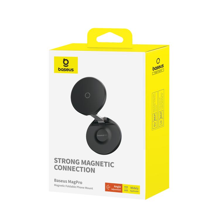 Baseus MagPro -autoteline magneettinen musta liimattu