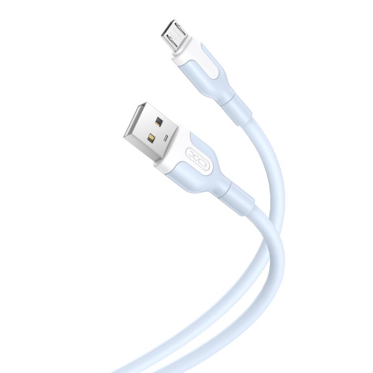 XO-kaapeli NB212 USB - microUSB 1,0 m 2,1A sininen