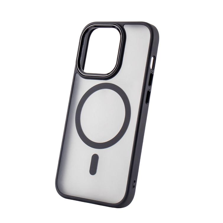 Frozen Mag -suojakuori iPhone 15 6,1":lle, musta