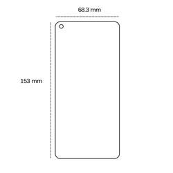 Karkaistu lasi 2,5D Oppo Reno 6 5G:lle