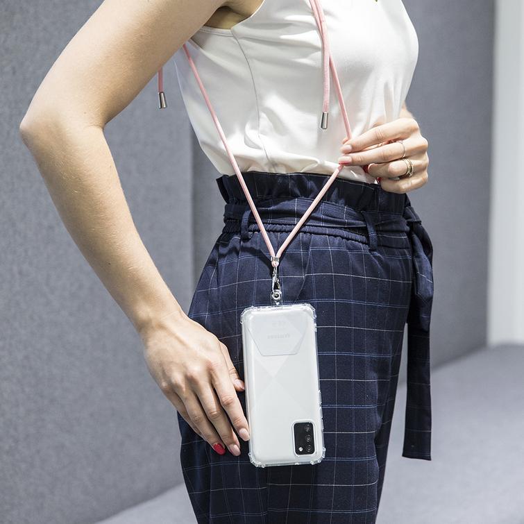 Yleismallinen kaulahihna puhelimelle, punainen