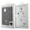 Guess case for iPhone 15 Plus 6,7" GUHCP15MP4TDSCPW brown hardcase Crossbody 4G Metal Logo