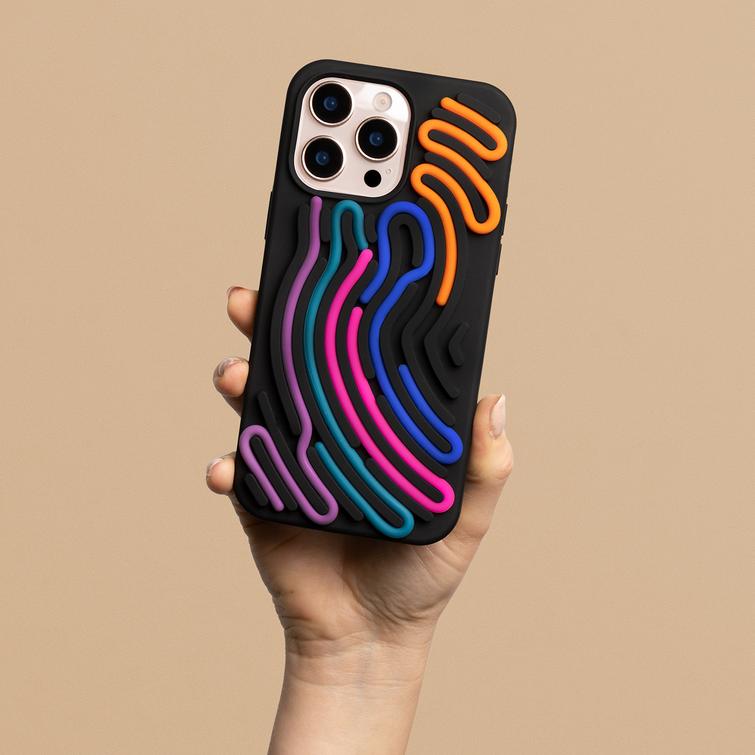 DIY Snake case for iPhone 12 / 12 Pro 6,1" black