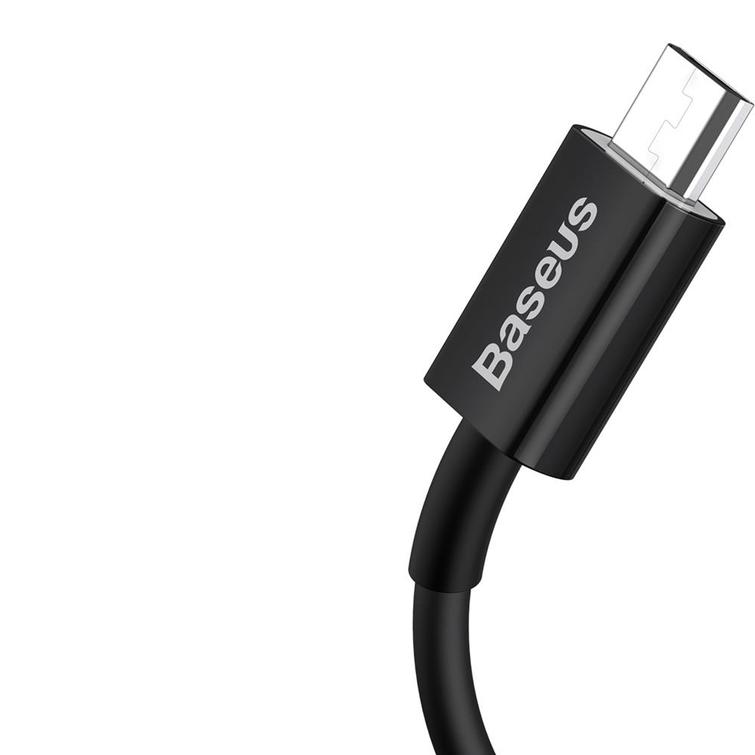Baseus Superior USB - microUSB -kaapeli 2,0 m 2,0A musta