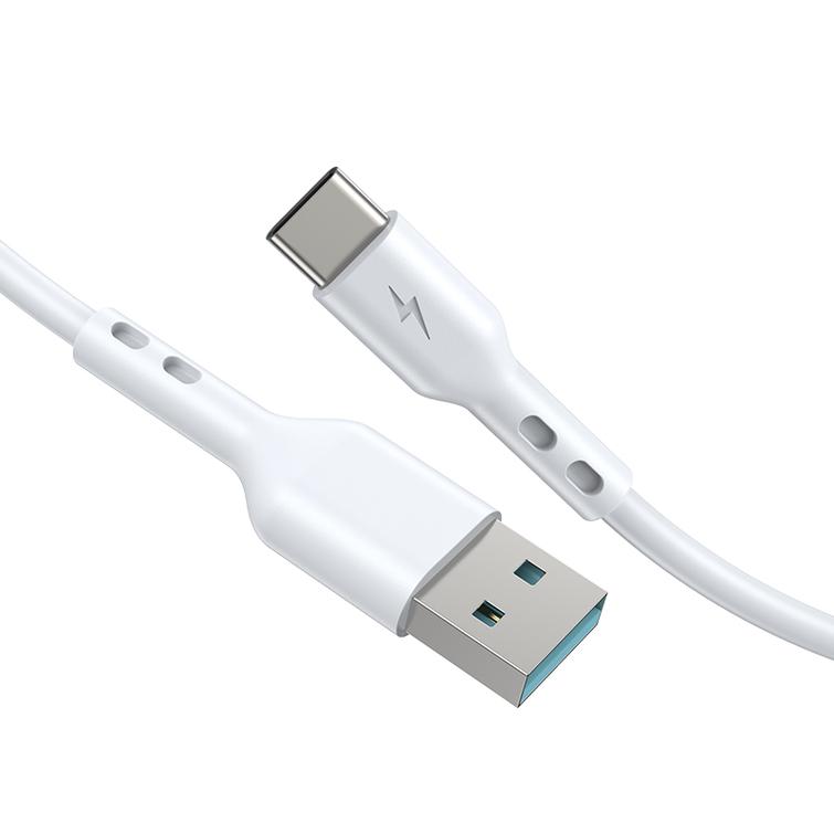 BWOO-kaapeli USB - USB-C 2m 3A valkoinen