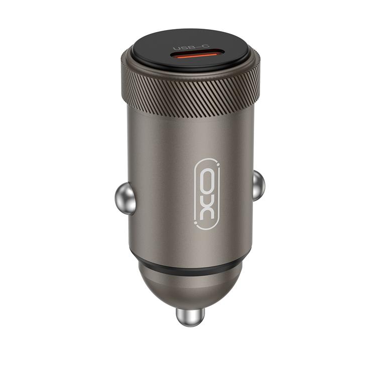 XO autolaturi CC70 PD 30W 1x USB-C musta