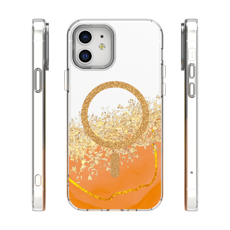 Epoxy Mag case for iPhone 12 / 12 Pro 6,1" orange