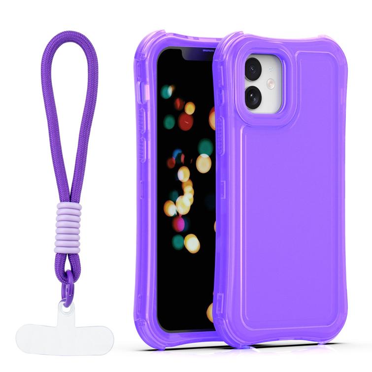 Safepop case with strap for iPhone 12 / 12 Pro 6,1" purple