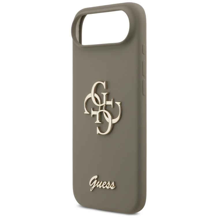 Guess Silicone Big 4G Script -suojakuori iPhone Airille, ruskea
