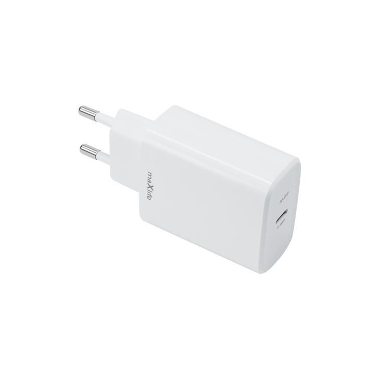 Maxlife MXTC-10-20C PD QC laturi 1x USB-C 20W valkoinen
