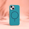 Silicone Thin Mag case for iPhone 12 / 12 Pro 6,1" turquoise