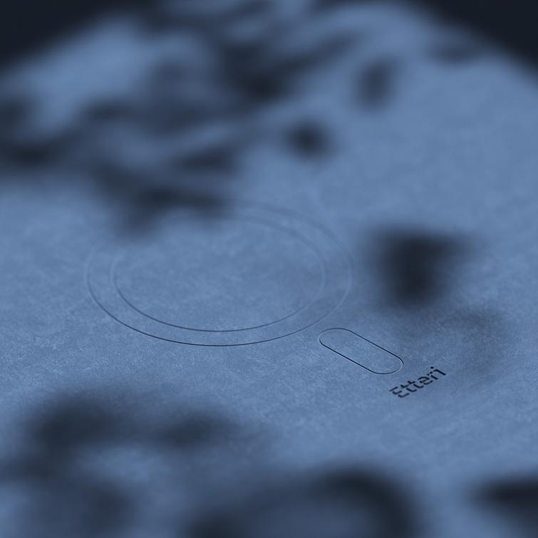 Etteri Silicone Mag kotelo iPhone 16 Plus 6,7" tummansiniselle