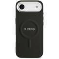 Guess Classic Logo MagSafe -suojakuori iPhone Airille, musta