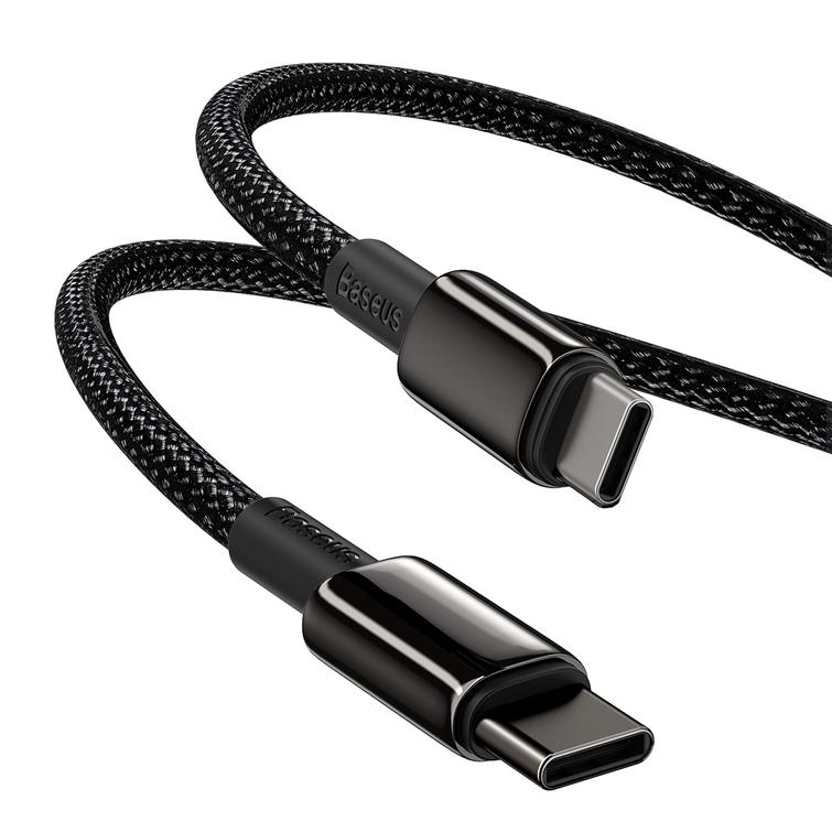 Baseus-kaapeli Tungsten PD USB-C - USB-C 2,0 m musta 100W
