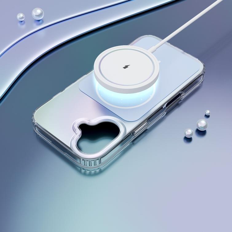 Etteri Hidden Pearl case for iPhone 17 6,3" light blue